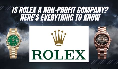 rolex non profit company|rolex site.